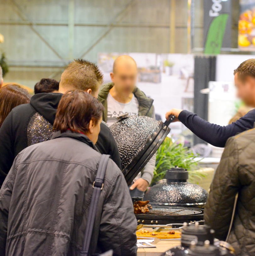 Exposanten leve de tuin